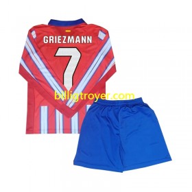 Billige Fotballdrakter Atlético Madrid Antoine Griezmann 7 Barn Hjemmedraktsett 2024/25 Langermet